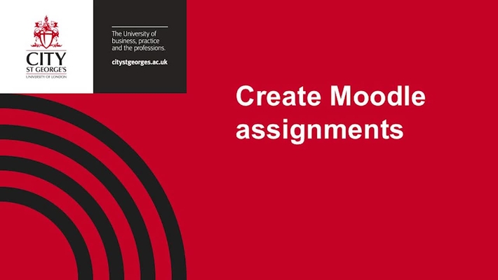 Create Moodle assignments