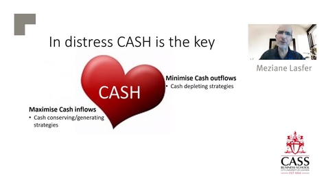 Thumbnail for entry Financial Strategies Companies Adopt in Financial Distress (Part 1) - Professor Meziane Lasfer