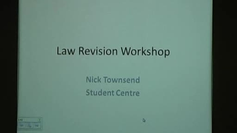 Thumbnail for entry Revision Techniques