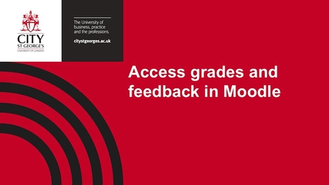 Thumbnail for Access grades and feedback
