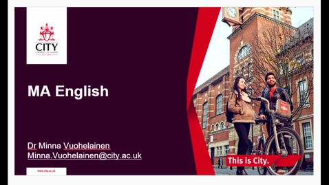 Thumbnail for MA English