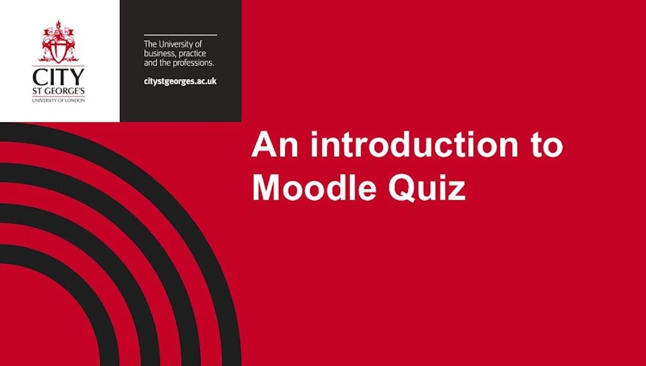 Introduction to Moodle Quiz