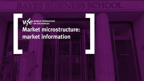 Thumbnail for EMM302 EACMM week04 - vid03, Market microstructure: market information