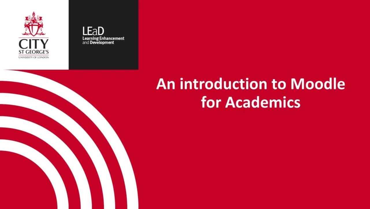 An Introduction To Moodle For Academics