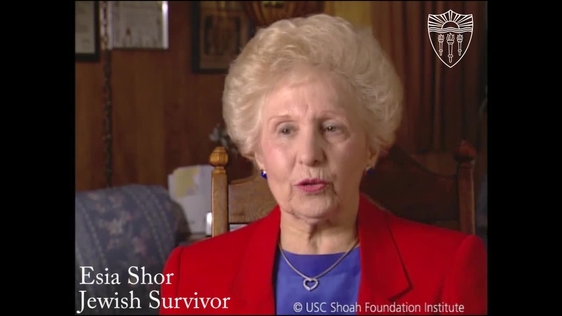 Esia Shor on Escaping the Ghetto | USC Shoah Foundation