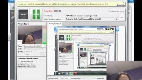 Thumbnail for entry Testing for Skills Hub 04 January 2013 at 10:15:32