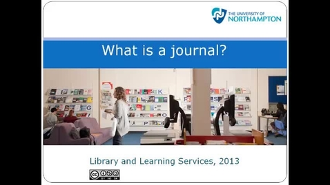 Thumbnail for What is a journal