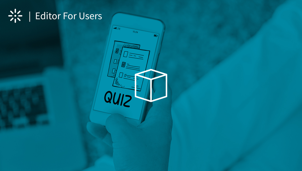 How to create a quiz using Kaltura Editor