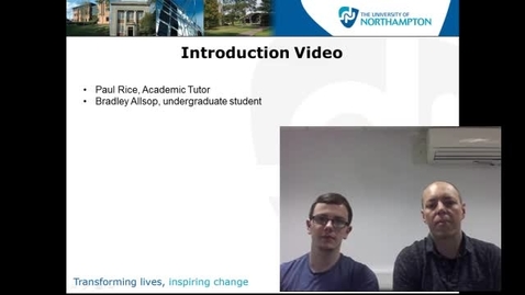 Thumbnail for Introduction Video