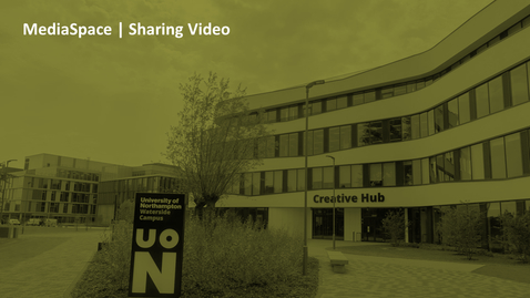 Thumbnail for How can I share my video with a colleague?