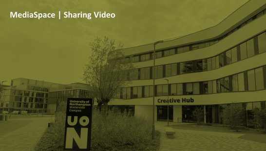 How can I share my video with a colleague?