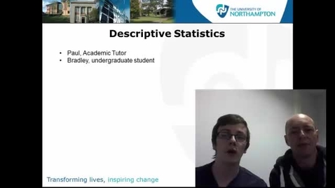 Thumbnail for entry Descriptive Statistics