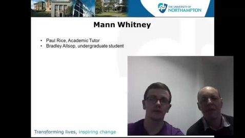Thumbnail for Mann Whitney test